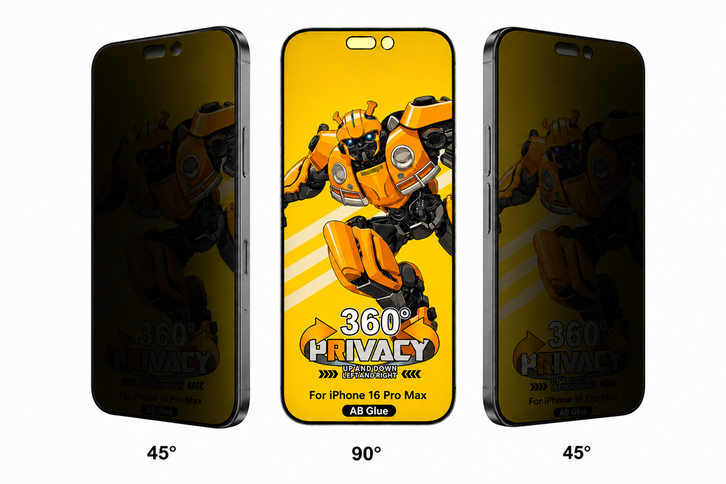 Privacy Screen Protector for iPhone 16 Pro Max & 17 Pro Max