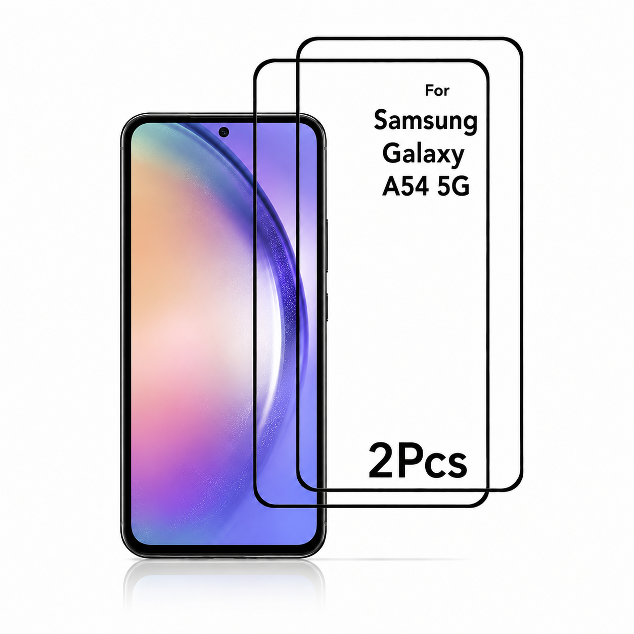 Samsung Galaxy A54 5G/S23 FE Displayschutzfolie – 9H Hartglas HD Klar Anti-Kratzer